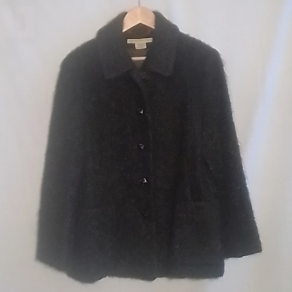 Vintage Mr & Mrs MacLeod Wool Jacket, Drk Grey, Sz 3 - Picture 1 of 4